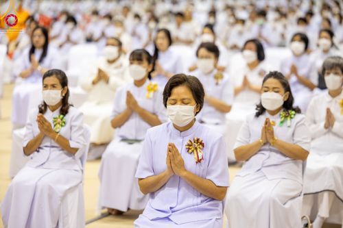ภาพ No.90623:พิธีบำเพ็ญกุศลสวดพระอภิธรรม อุบาสกถาวร พรหมถาวร (อุบาสกผู้ปั้นพระ) วันอาทิตย์ที่ 15 ตุลาคม พ.ศ. 2566 ณ ห้องแก้วสารพัดนึก 1 สภาธรรมกายสากล วัดพระธรรมกาย จ.ปทุมธานี