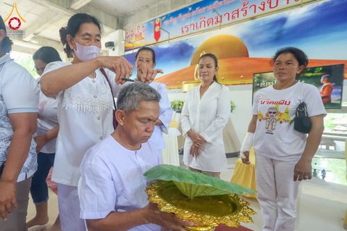 ภาพ No.340040:วันอาทิตย์ ที่ 19 กรกฎาคม 2569 พิธีตัดปอยผมนาคธรรมทายาทโครงการอุปสมบทรุ่นเข้าพรรษาประจำปี2569  ณ ธุดงคสถานพิษณุโลก อ.วังทอง จ.พิษณุโลก