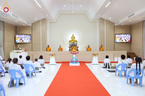 ภาพ No.327599:วันอาทิตย์ที่ 3 พฤษภาคม พ.ศ. 2569 พิธีบูชาข้าวพระและทอดผ้าระบบไฟฟ้า สุขพิมาน ศูนย์ปฏิบัติธรรมพัทลุง