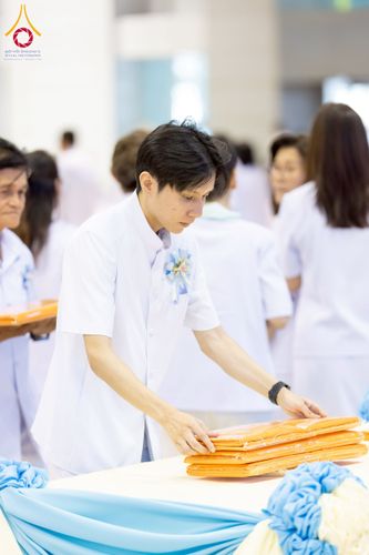 ภาพ No.215621:วันอาทิตย์ต้นเดือนที่ 6 เมษายน พ.ศ. 2568 ขบวนอัญเชิญผ้าป่าสมทบ มหาสังฆทาน 40,000 กว่าวัดทั่วประเทศ ณ สภาธรรมกายสากล วัดพระธรรมกาย