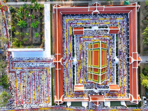 ภาพ No.113337:พิธีต้อนรับพระธรรมยาตรา ปีที่ 12 วันที่ 15 มกราคม พ.ศ. 2567 ณ วัดโบสถ์บน จ.นนทบุรี