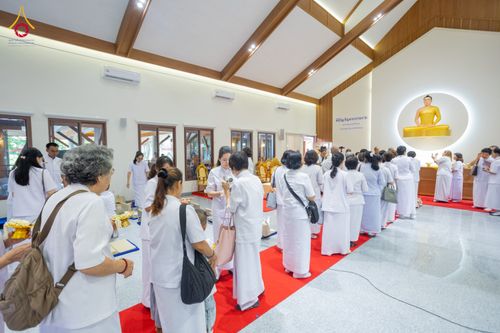 ภาพ No.336322:วันจันทร์ที่ 22 มิถุนายน พ.ศ.2569 พิธีอัญเชิญพระธรรมกาย และบรรจุพระบรมสารีริกธาตุ  ภายในเกศดอกบัวตูม องค์พระประธาน ณ อาคารสมปรารถนา วัดกลางธนรินทร์ ต.บ้านแป้ง อ.พรหมบุรี จ.สิงห์บุรี