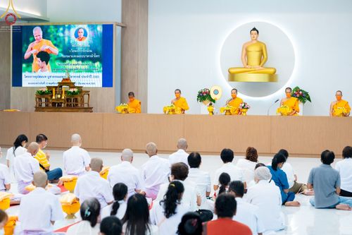 ภาพ No.65624:พิธีปลงผม และพิธีขอขมามอบผ้าไตร นาคธรรมทายาท ในโครงการอุปสมบทบูชาธรรม มหาปูชนียาจารย์ประจำปี 2565 ณ ศูนย์ปฏิบัติธรรมภาคใต้ บางกล่ำ จ.สงขลา วันที่ 19 พฤศจิกายน พ.ศ. 2565