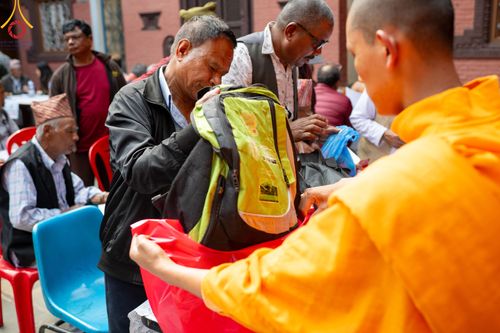 ภาพ No.313182:วันอังคารที่ 10 มีนาคม พ.ศ. 2569 ประมวลภาพบรรยากาศวันแรก โครงการบวชธรรมทายาท ประเทศเนปาล ณ วัดอเชศวร (Aksheswar Mahavihar )