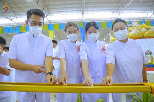 ภาพ No.81646:พิธีหล่อพระประธานเพื่อประดิษฐาน ณ ห้องแก้วสารพัดนึก 2 เนื่องในวันวิสาขบูชา วันเสาร์ที่ 3 มิถุนายน 2566 ณ วัดพระธรรมกาย จ.ปทุมธานี