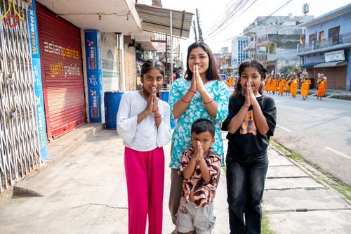 ภาพ No.317030:วันเสาร์ที่ 28 มีนาคม พ.ศ.2569 ธรรมยาตราจาริก ณ ซุ้มประตูลุมพินีเกต(Lumbini Gate) ประเทศเนปาล