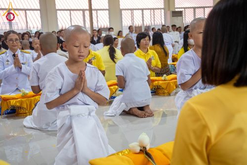 ภาพ No.58518:โครงการบรรพชาสามเณร ภาคฤดูร้อน เฉลิมพระเกียรติพระบาทสมเด็จพระเจ้าอยู่หัว เนื่องในโอกาส พระราชพิธีมหามงคลเฉลิมพระชนมพรรษา 6 รอบ 28 กรกฎาคม พ.ศ. 2567 ระหว่างวันที่ 20 เมษายน ถึง 6 พฤษภาคม 2567 ณ วัดกลางธนรินทร์ (ธรรมอุทยานบ้านแป้ง)