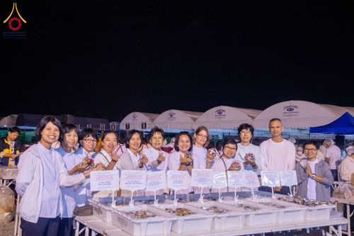 ภาพ No.119023:พิธีถวายภัตตาหารเป็นสังฆทาน แด่คณะพระธรรมยาตรา วันที่ 27 มกราคม พ.ศ. 2567 ณ อนุสรณ์สถานบางปลา จ.นครปฐม