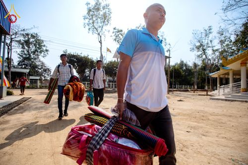 ภาพ No.75718:พิธีตัดปอยผม และ ปลงผมนาคธรรมทายาท ในโครงการบรรพชาสามเณรหมู่ครั้งที่ 3 วันที่ 9 กุมภาพันธ์ พ.ศ. 2566 ณ วัดเบงกาลี เมืองคากาจารี ประเทศบังกลาเทศ