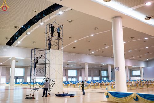 ภาพ No.60787:V.37 ยิ่งกว่าดี เพื่อ 80 ปีของพ่อ ภาพการเตรียมงานของหน่วยงานต่างๆ เพื่อพิธีฉลองอายุวัฒนมงคล 80 ปี หลวงพ่อธัมมชโย และรับถวายมหาสังฆทาน 10,000 กว่าวัดทั่วประเทศ ในวันคุ้มครองโลก วันจันทร์ที่ 22 เมษายน พ.ศ. 2567