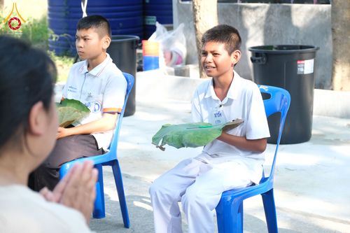 ภาพ No.317297:วันอาทิตย์ที่ 29 มีนาคม พ.ศ. 2569 พิธีตัดปอยผมและปลงผม ว่าที่สามเณร ศูนย์อบรมเยาวชนนครปฐม