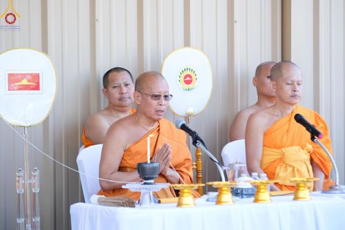 ภาพ No.142879:พิธีเจริญพระพุทธมนต์ โปรยรัตนชาติ เพื่อความเป็นสิริมงคล  ณ พื้นที่ก่อสร้างอาคารปฏิบัติธรรม “แก้วธรรมชัยรัตนอนันต์”  วัดพระธรรมกายเทนเนสซี ประเทศสหรัฐอเมริกา วันอังคารที่ 2 กรกฎาคม พ.ศ. 2567