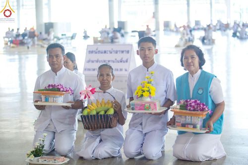 ภาพ No.222725:วันอาทิตย์ต้นเดือนที่ 4 พฤษภาคม พ.ศ. 2568 พิธีบูชาข้าวพระ ณ สภาธรรมกายสากล วัดพระธรรมกาย