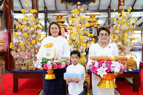 ภาพ No.94846:พิธีทอดกฐินสามัคคีทั่วไทย 5,000 วัด ณ วัดโพธิ์ศรีเจริญ อ.ศรีประจันต์ จ.สุพรรณบุรี วันที่ 12 พฤศจิกายน พ.ศ. 2566