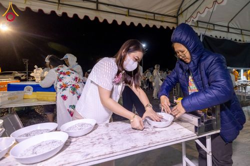 ภาพ No.118824:พิธีถวายภัตตาหารเป็นสังฆทาน แด่คณะพระธรรมยาตรา ปีที่ 12 วันที่ 26 มกราคม พ.ศ. 2567 ณ อนุสรณ์สถานบางปลา จ.นครปฐม