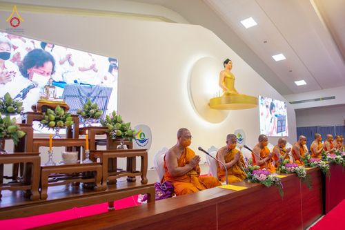 ภาพ No.76485:พิธีเจริญพระพุทธมนต์และถวายสังฆทาน  ทำบุญครบ 10 ปี ศูนย์ปฏิบัติธรรมบ้านช่องลม ต.บางบุตร อ.บ้านค่าย จ.ระยอง วันเสาร์ที่ 18 กุมภาพันธ์ พ.ศ. 2566