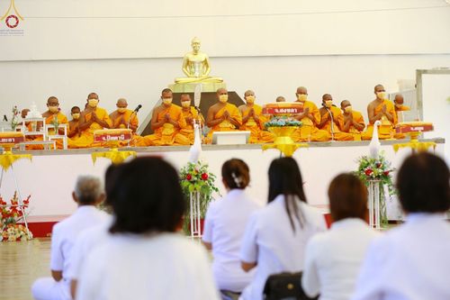 ภาพ No.76833:พิธีทอดผ้าป่าแก้วสำเร็จ เพื่อปูพื้นอาคารอเนกประสงค์ทั้ง 4 หลัง วันอาทิตย์ที่ 26 กุมภาพันธ์ พ.ศ. 2566 ณ ศูนย์ปฏิบัติธรรมนานาชาติเบตง จ.ยะลา