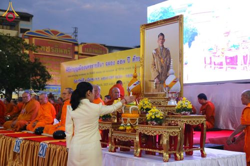 ภาพ No.210233:วันอาทิตย์ที่ 9 มีนาคม พ.ศ. 2568 พ่อเมืองโคราชจัดตักบาตรพระหมื่น ทำบุญเมือง 557 ปี
