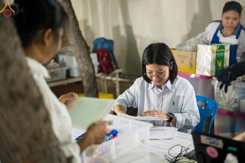 ภาพ No.113362:V.12 พลังหมู่ การเตรียมงาน เก็บงาน การรับบุญของเจ้าหน้าที่หน่วยงานต่างๆ เพื่อโครงการธรรมยาตรา ปีที่ 12 ระหว่างวันที่ 2 - 31 มกราคม พ.ศ. 2567