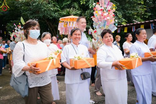ภาพ No.95708:พิธีทอดกฐินสามัคคีทั่วไทย 5,000 วัด วัดม่วงเฒ่า จ.กาญจนบุรี วันที่ 31 ตุลาคม พ.ศ. 2566