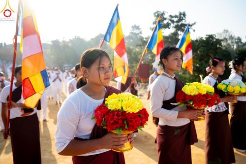 ภาพ No.130236:Photo Story ปฐมบรรพชาชาวพุทธมาร์มา Episode 3/5 วันที่ 9 กุมภาพันธ์ พ.ศ. 2567 ในโครงการบรรพชาสามเณร ครั้งแรกของชาวพุทธมาร์มา บังกลาเทศ ณ วัดธัมจักร อรัญกุฏิ เมืองรัมการ์ คาร์กาชารี บังกลาเทศ