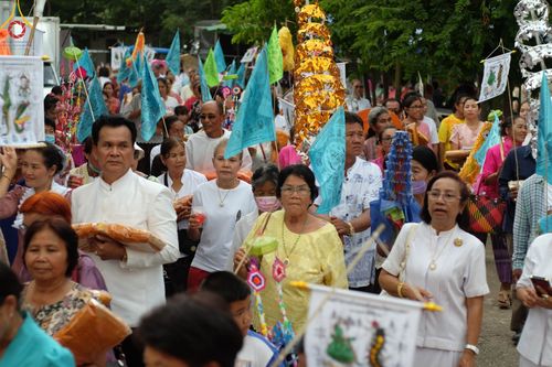 ภาพ No.94778:พิธีทอดกฐินสามัคคีทั่วไทย วัดป่าหลักร้อย จ.นครราชสีมา วันที่ 31 ตุลาคม พ.ศ. 2566