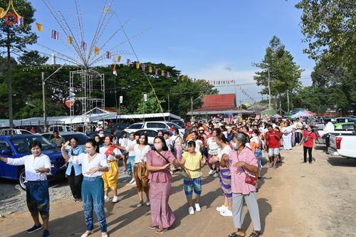 พิธีทอดกฐินสามัคคีทั่วไทย 5,000 วัด ณ วัดหนองระกำ จ.ระยอง วันที่ 4 พฤศจิกายน พ.ศ. 2566