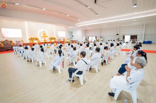 ภาพ No.236662:วันจันทร์ที่ 28 กรกฎาคม พ.ศ. 2568 พิธีทอดผ้าป่าเพื่อปรับปรุงหมู่กุฏิพระ 3 หลัง ณ ศูนย์อบรมเยาวชนกาญจนบุรี ต.เกาะสำโรง อ.เมืองกาญจนบุรี จ.กาญจนบุรี