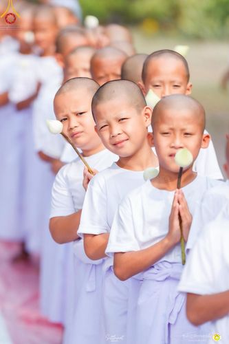 ภาพ No.215909:วันพฤหัสบดีที่ 3 เมษายน พ.ศ. 2568 พิธีบรรพชาสามเณร ภาคฤดูร้อน รุ่นที่ 15  บูชาธรรมหลวงพ่อธัมมชโย 81 ปี 81 รูป ณ ศูนย์ปฏิบัติธรรมสวนผึ้ง จ.ราชบุรี