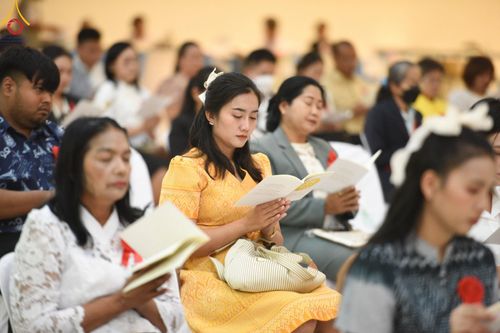 ภาพ No.122798:พิธีมอบโล่และใบประกาศเกียรติคุณ โครงการเจริญพระพุทธมนต์บทธัมมจักกัปปวัตนสูตร โรงเรียนที่มีผลการดำเนินกิจกรรมดีเด่น จังหวัดสระบุรี ณ ห้างทวีกิจ คอมเพล็กซ์ อ.เมือง จ.สระบุรี วันศุกร์ที่ 2 กุมภาพันธ์ พ.ศ. 2567