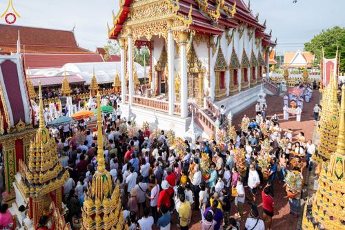 ภาพ No.94237:พิธีทอดกฐินสามัคคีทั่วไทย 5,000 วัด ณ วัดกล้าชอุ่ม จ.ปทุมธานี วันที่ 12 พฤศจิกายน พ.ศ. 2566