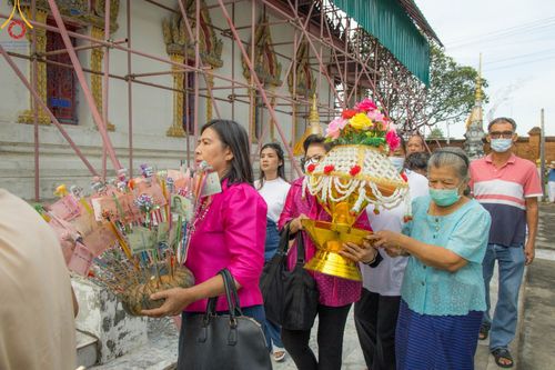ภาพ No.96217:พิธีทอดกฐินสามัคคีทั่วไทย 5,000 วัด ณ วัดไทรอารีรักษ์ จ.ราชบุรี วันที่ 19 พฤศจิกายน พ.ศ. 2566