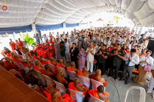 ภาพ No.142476:พิธีถวายมหาสังฆทานพระนานาชาติ 100 รูป ณ วัดนาคทีปะ ราชมหาวิหาร  เกาะนาคทีปะ คาบสมุทร จัฟฟ์น่า จังหวัดเหนือ ประเทศศรีลังกา  วันเสาร์ที่ 22 มิถุนายน พ.ศ. 2567