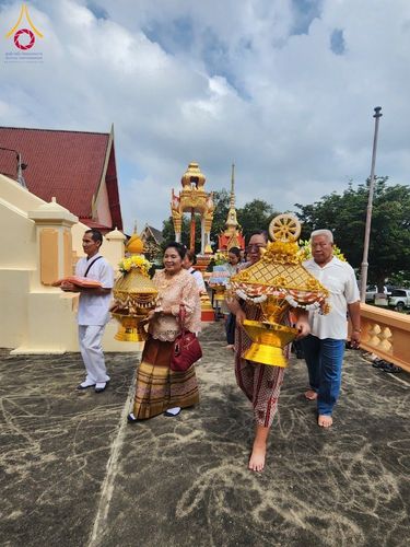 ภาพ No.181630:พิธีทอดกฐิน ณ วัดแก้วฟ้า จ.ราชบุรี ในโครงการทอดกฐินสามัคคีทั่วไทย 30,000 วัด บูชาธรรม 80 ปี หลวงพ่อธัมมชโย โดยคณะศิษยานุศิษย์วัดพระธรรมกาย วันที่ 2 พฤศจิกายน พ.ศ. 2567