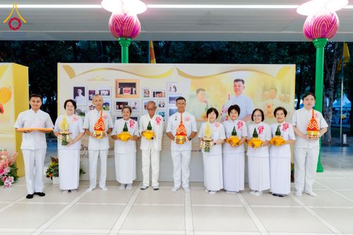 ภาพ No.223528:วันที่ 11 พฤษภาคม พ.ศ. 2568 พิธีบรรพชาของอุบาสก พิสิทธิ์ หมื่นแกล้ว  ณ วัดพระธรรมกาย