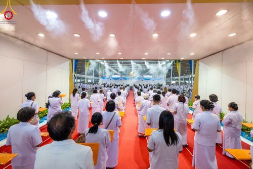 ภาพ No.90019:พิธีปฎิบัติธรรมและพิธีทอดผ้าป่าสมทบกฐินครั้งที่ 3 เนื่องใน 139 ปี วันคล้ายวันเกิดด้วยรูปกายเนื้อ พระมงคลเทพมุนี (สด จนฺทสโร) พระผู้ปราบมาร วันอังคารที่ 10 ตุลาคม พ.ศ. 2566 ณ วัดพระธรรมกาย จ.ปทุมธานี