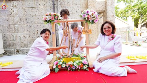 ภาพ No.141774:พิธีประดิษฐานลูกนิมิตมหาสมบัติ  ผูกสีมา สถาปนาอุโบสถ "บูชาธรรม 80 ปี หลวงพ่อธัมมชโย" ณ วัดพระธรรมกายโทชิหงิ ประเทศญี่ปุ่น วันอาทิตย์ที่ 16 มิถุนายน พ.ศ. 2567