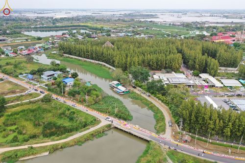 ภาพ No.69032:พิธีต้อนรับพระธรรมยาตรา ในโครงการธรรมยาตรากตัญญูบูชา มหาปูชนียาจารย์ พระมงคลเทพมุนี(สด จนฺทสโร) พระผู้ปราบมาร อนุสรณ์สถาน 7 แห่ง ปีที่ 11 วันที่ 3 มกราคม พ.ศ. 2566 ณ อนุสรณ์สถานมหาวิหารพระมงคลเทพมุนี จ.สุพรรณบุรี