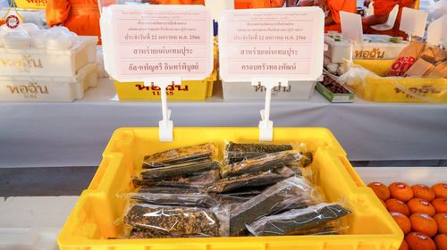 ภาพ No.73817:พิธีถวายภัตตาหารเป็นสังฆทาน แด่คณะพระธรรมยาตราฯ ในโครงการธรรมยาตรากตัญญูบูชา มหาปูชนียาจารย์ พระมงคลเทพมุนี(สด จนฺทสโร) พระผู้ปราบมาร อนุสรณ์สถาน 7 แห่ง ปีที่ 11 วันที่ 22 มกราคม พ.ศ. 2566