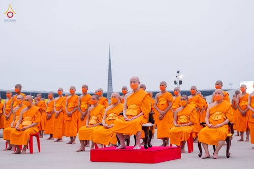 ภาพ No.79943:พิธีขอบรรพชา , พิธีคล้องอังสะ พิธีขอสรณคมน์และศีล , พิธีขอนิสสัย ในโครงการบรรพชาสามเณรฟื้นฟูพระพุทธศาสนาทั่วไทย วันเสาร์ที่ 8 เมษายน พ.ศ.2566