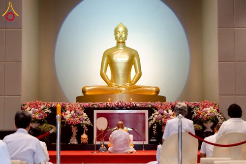 ภาพ No.223637:วันที่ 11 พฤษภาคม พ.ศ. 2568 พิธีบรรพชาของอุบาสก พิสิทธิ์ หมื่นแกล้ว  ณ วัดพระธรรมกาย