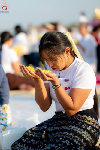 ภาพ No.116687:พิธีต้อนรับพระธรรมยาตรา ปีที่ 12 ณ อนุสรณ์สถานบางปลา จ.นครปฐม วันที่ 21 มกราคม พ.ศ. 2567