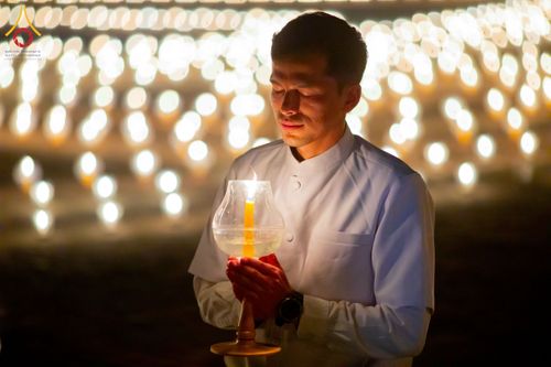 ภาพ No.210546:วันเสาร์ที่ 8 มีนาคม พ.ศ. 2568 พิธีจุดประทีป โครงการบรรพชาสามเณรชาวเนปาล 500 รูป ณ ชาตสถานอุทยานลุมพินีวัน ที่ประสูติขององค์สมเด็จพระสัมมาสัมพุทธเจ้า ลุมพินี ประเทศเนปาล