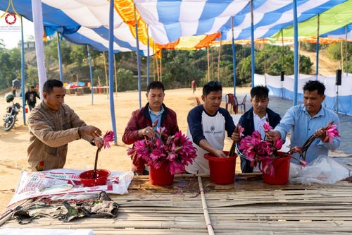 ภาพ No.127237:Photo Story ปฐมบรรพชาชาวพุทธมาร์มา เริ่ม วันที่ 2 กุมภาพันธ์ พ.ศ. 2567 ณ วัดธัมจักร อรัญกุฏิ เมืองรัมการ์ คาร์กาชารี บังกลาเทศ