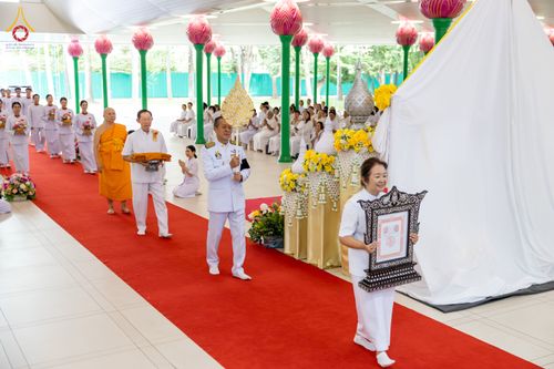 ภาพ No.332413:วันเสาร์ที่ 6 มิถุนายน พ.ศ.2569 พิธีต้อนรับสัญญาบัตร พัดยศ พระราชภาวนาวชิรวิเทศ วิ. ณ อุโบสถพระไตรปิฏก วัดพระธรรมกาย