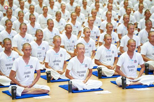 ภาพ No.340274:วันที่ 23 กรกฎาคม พ.ศ. 2569 พิธีเปิดโครงการพัฒนาคุณธรรม จริยธรรม สำหรับนักเรียนนายสิบตำรวจ (นสต.) รุ่นที่ 17 ศูนย์ฝึกอบรมตำรวจภูธรภาค 1 ระหว่างวันที่ 23-27 กรกฏาคม 2569 ( 5 วัน 4 คืน) ณ ศูนย์ปฏิบัติธรรมเวิล์ดพีช วัลเล่ย์ (World Peace Valley) เขาใหญ่  ต.ห