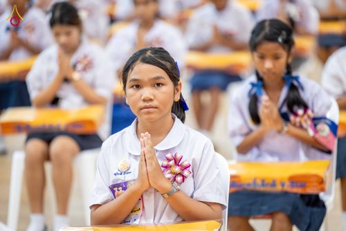 ภาพ No.348576:วันที่ 12 กันยายน พ.ศ. 2569 การอบรมเชิงปฏิบัติการจัดกิจกรรมทอดกฐินสัมฤทธิ์ พิธีมอบผ้าไตรประธานกฐินเด็กดี V-Star ประจำปีพุทธศักราช 2569 ณ สภาธรรมกายสากล วัดพระธรรมกาย
