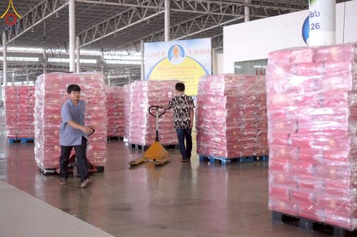 ภาพ No.214424:วันที่ 29 มีนาคม พ.ศ.2568 กิจกรรมใส่ถุงซิปกล่องไทยธรรม เพื่อรักษาความประณีตของกล่องไทยธรรม ในทุกสภาพอากาศ ณ บ้านแก้วเรือนทองคุณยาย วัดพระธรรมกาย