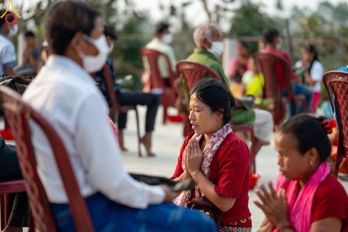 ภาพ No.127687:Photo Story ปฐมบรรพชาชาวพุทธมาร์มา Episode 2/5 วันที่ 6-7 กุมภาพันธ์ พ.ศ. 2567  โครงการบรรพชาครั้งประวัติศาสตร์ แห่งเทือกเขาจิตตะกอง  ครั้งแรกของชาวพุทธมาร์มา บังกลาเทศ บูชาธรรม 80 ปีหลวงพ่อธัมมชโย ณ วัดธัมจักร อรัญกุฏิ เมืองรัมการ์ คาร์กาชารี บังกลาเทศ