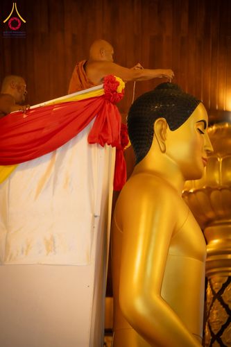 ภาพ No.210758:วันพฤหัสบดีที่ 13 มีนาคม พ.ศ. 2568  สมโภชพระประธานอุโบสถวัดป่าอุบลแก้ว จังหวัดอุบลราชธานี